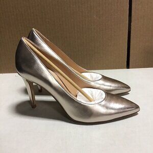 Coach Skileraar Metallic Leather Pump